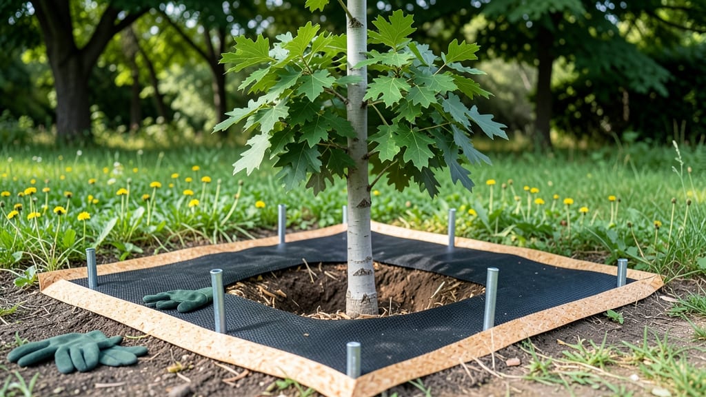 Tree Mats Weed Control: Weed-Barrier Solution for Pristine Garden Beds