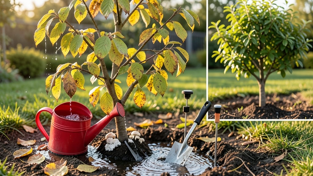 Cherry Tree Too Much Water: Root Rot Rescue in 4 Simple Steps