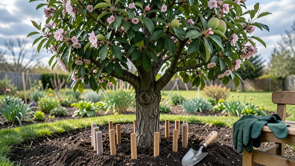 Peach Tree Fertilizer Spikes: Slow-Release Nutrition for Year-Round Growth