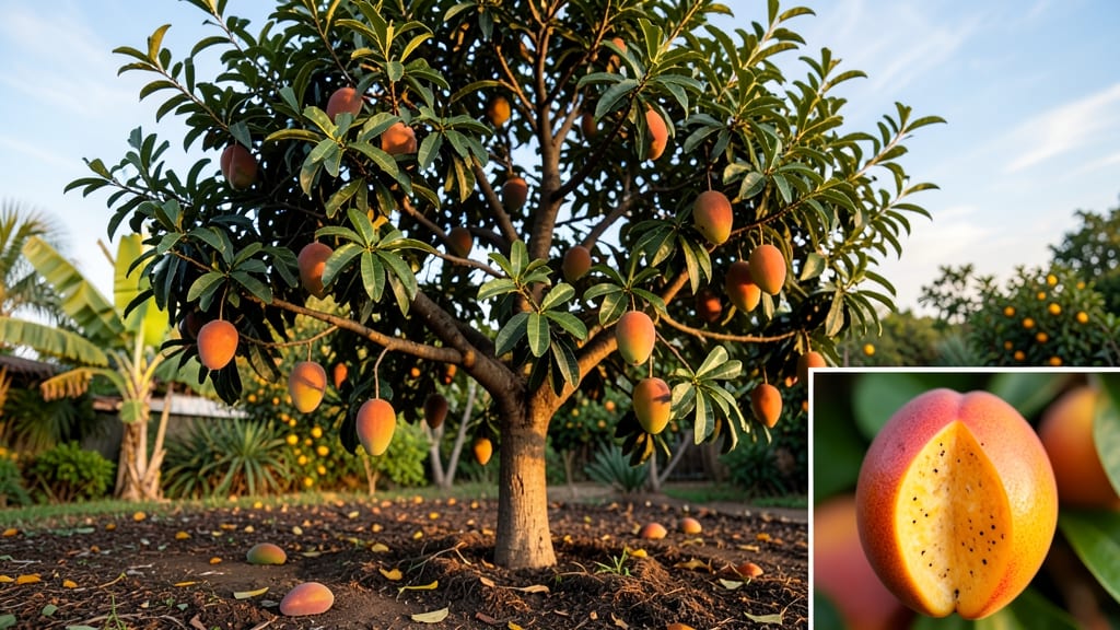 Mango Tree With Ripe Fruits: Harvest Timing Tricks for Peak Sweetness