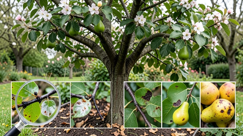 Pear Tree Diseases Pictures: Visual Guide to Spotting 10 Common Fungal Blights