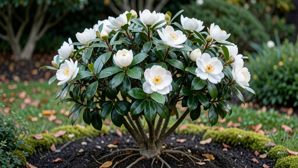 Camellia Tree White Growing Guide: Cold-Hardy Variety Secrets for Year-Round Blooms
