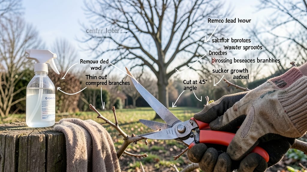 How to Prune an Apple Tree Diagram in Winter: Step-by-Step Diagram for Perfect Cuts