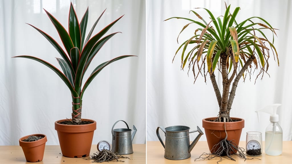 Madagascar Dragon Tree Dying: Root Rot Rescue in 3 Simple Steps