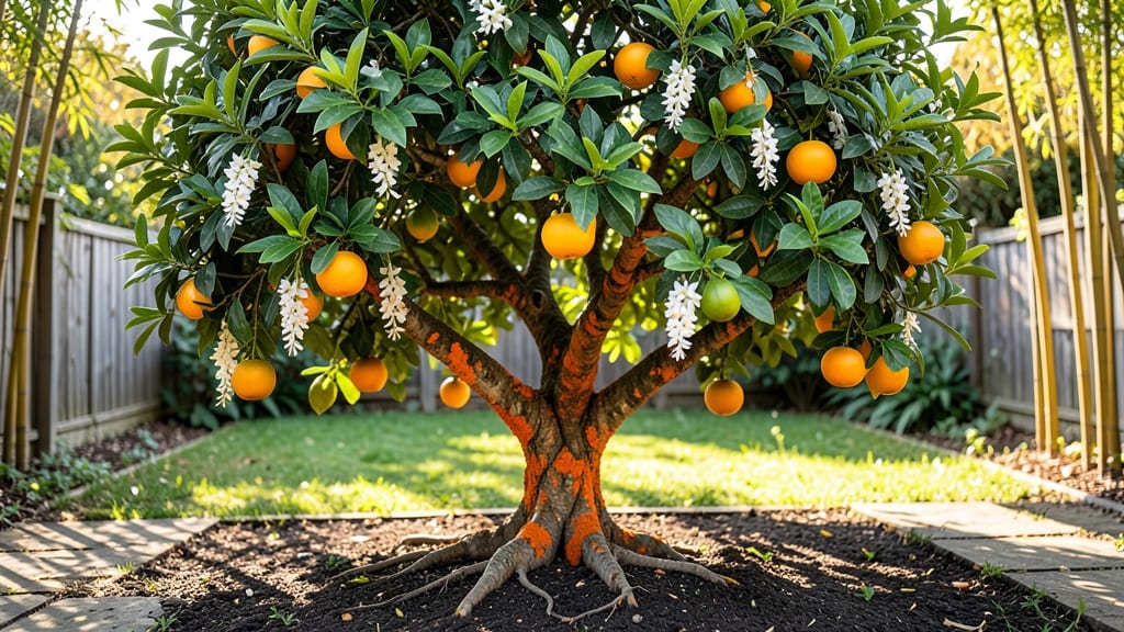 Orange Rust on Tree Bark: Fungal Blight Cure in 3 Simple Steps