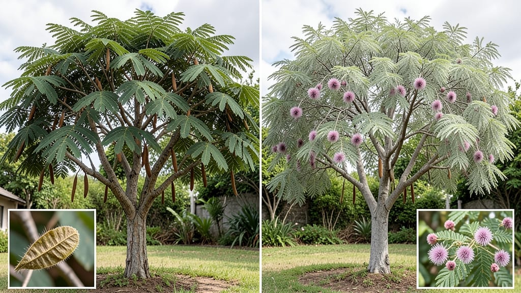 Monkeypod Tree vs Mimosa: Fast-Growing Deciduous Trees Compared