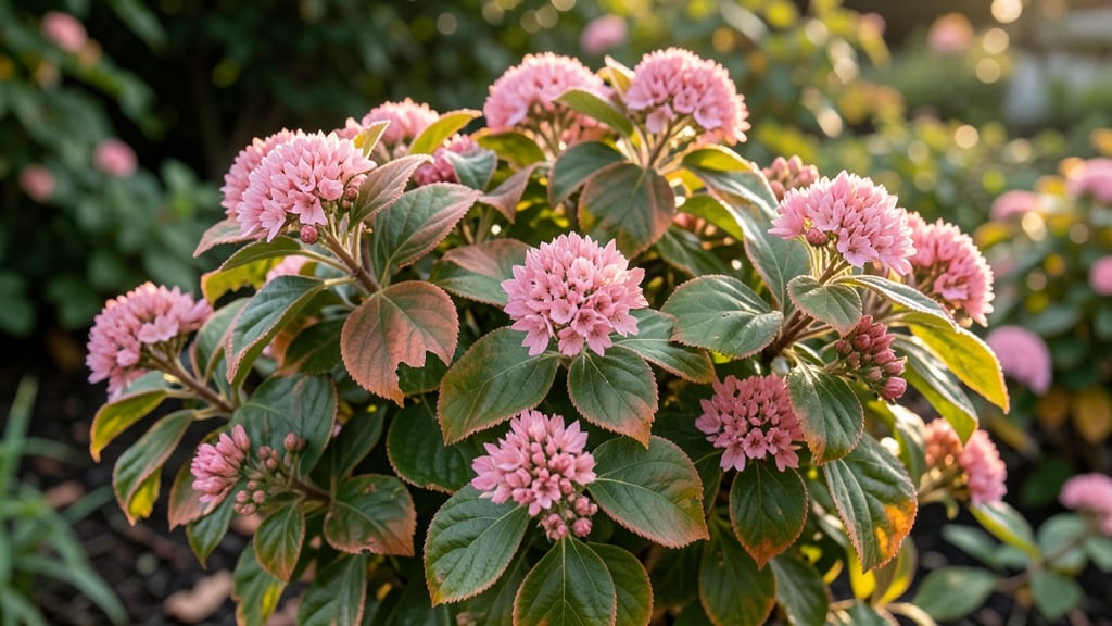 Pink Heartleaf Viburnum