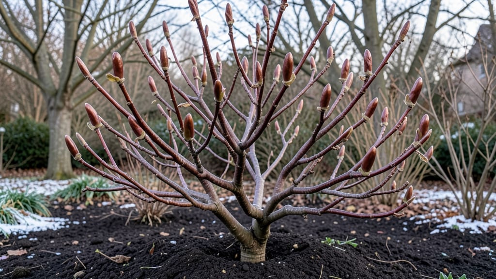 Magnolia Tree Buds in Winter: Dormant Season Pruning for Stronger Spring Blooms