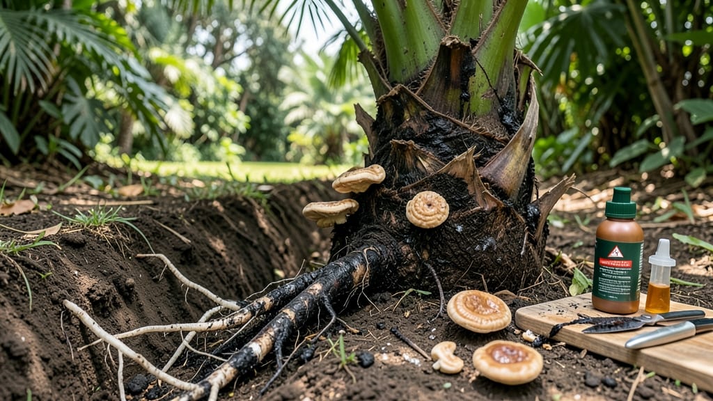 Palm Tree Killer: Fungal Blight Rescue in 3 Strategic Cuts