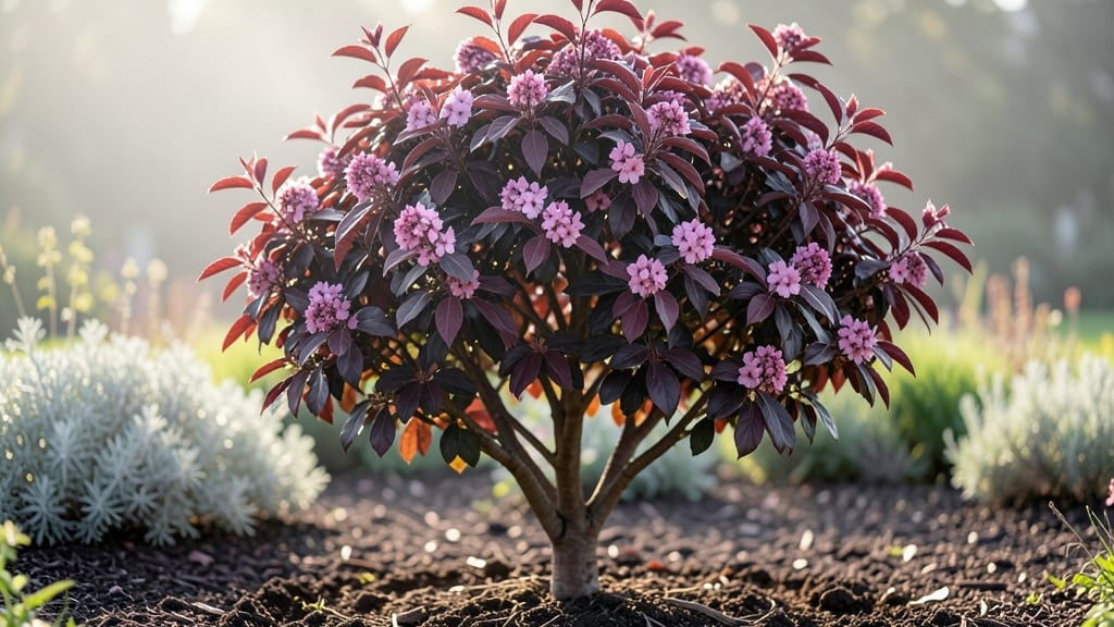 Purple Leaf Plum Tree Flowers: Spring Spectacle With Vibrant Foliage Year-Round