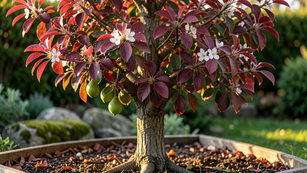 Pear Tree Red Leaves: Year-Round Color Magic in Containers