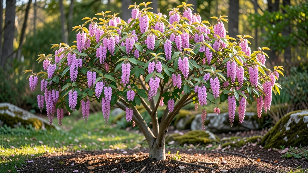 Tree With Little Pink Flowers: Pollinator Magnet With Year-Round Graceful Canopy