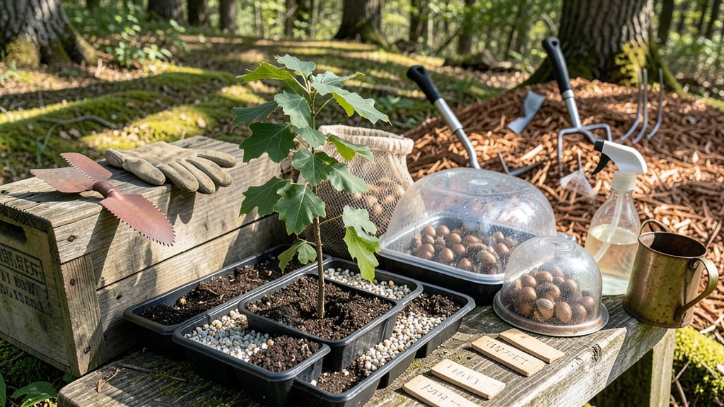 How to Grow a White Oak Tree From Acorn: Step-by-Step Stratification Guide