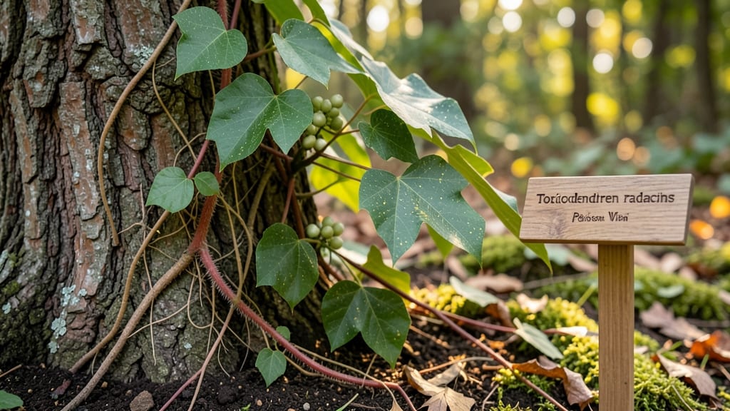 Poison Ivy on Tree Vine: Safe Pruning Steps to Eliminate Roots Completely