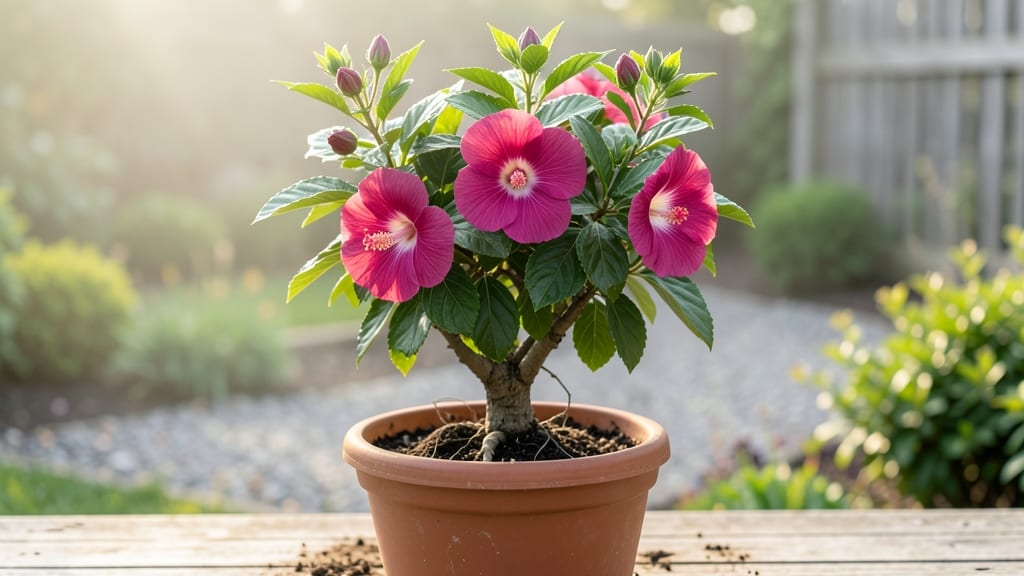 Hibiscus Tree in Container: Thriving Small-Space Beauty With Pruning Tips