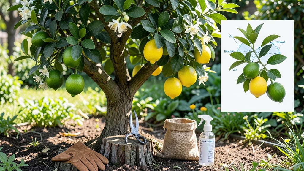 Lemon Tree Pruning Guide: Seasonal Trimming Calendar for Maximum Fruit Yield