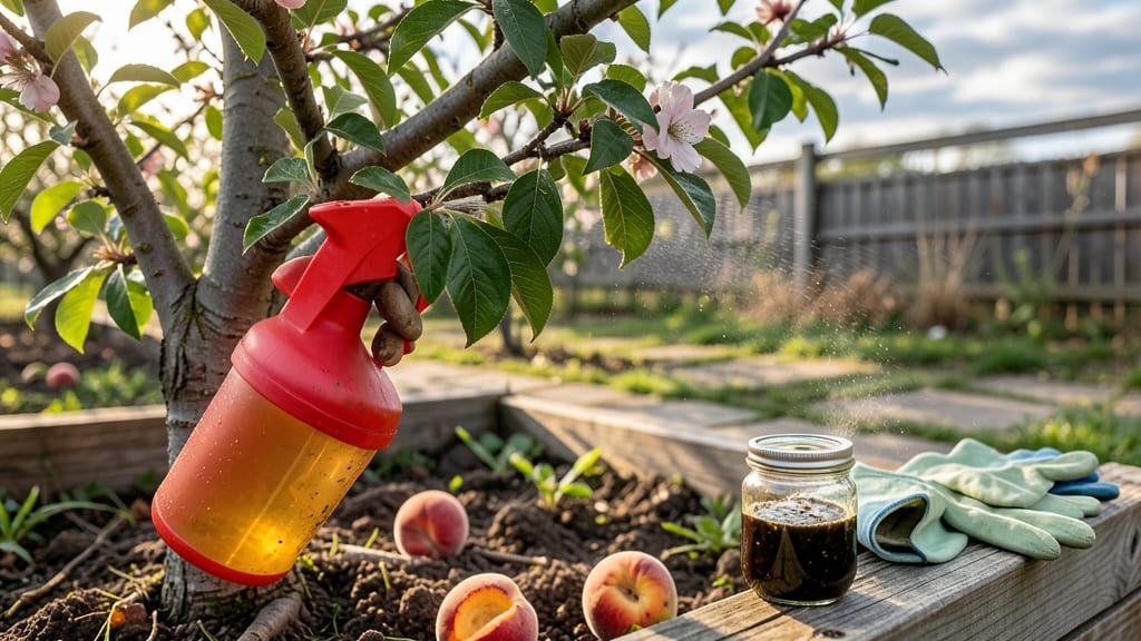 Homemade Peach Tree Spray Recipe: Organic Blight Defense in Minutes