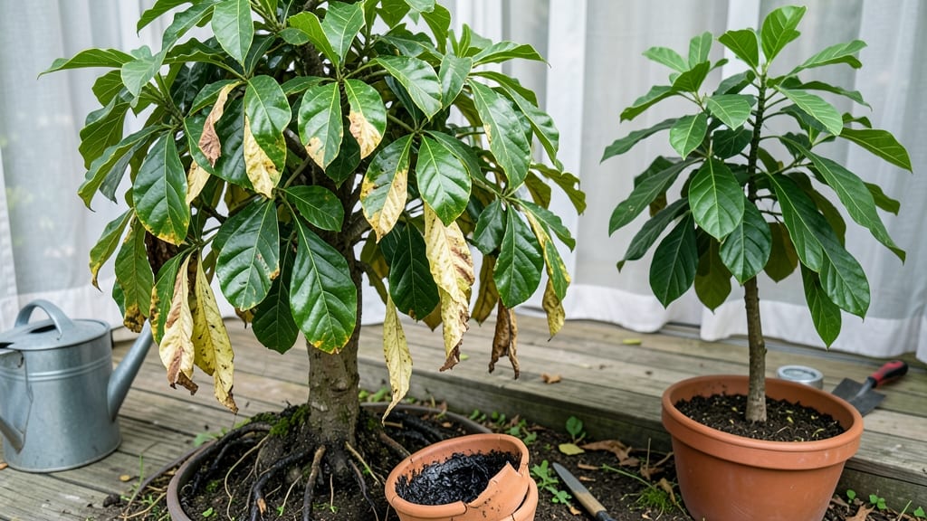 What Does an Overwatered Avocado Tree Look Like: Yellowing Leaves and Mushy Roots Revealed