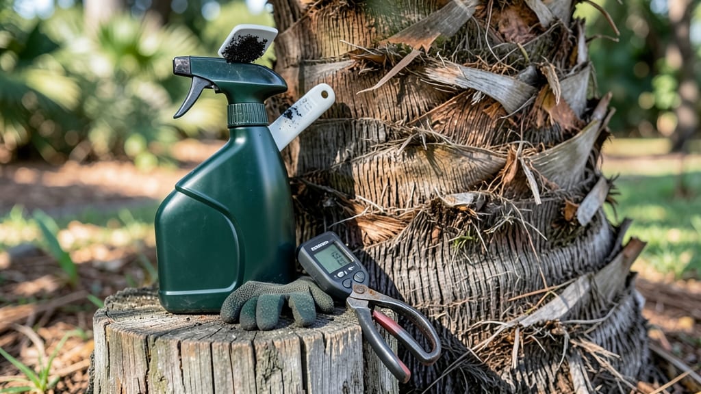 Black Fungus on Palm Tree Trunk: Fungal Blight Identification and Organic Cure Guide