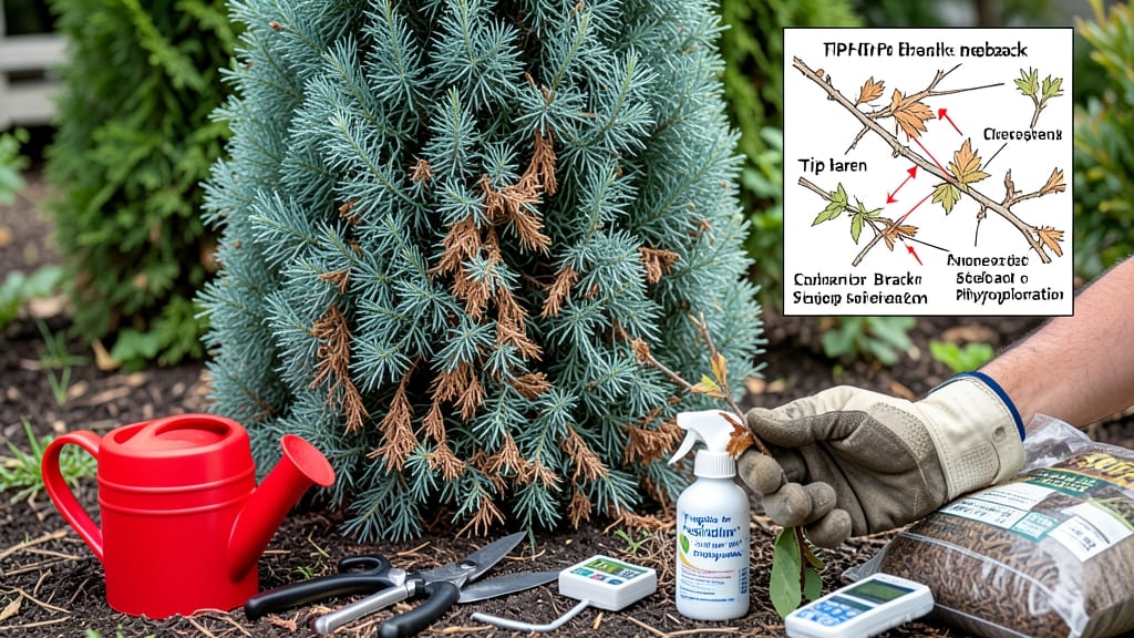 Cypress Tree Turning Brown Treatment: Fungal Blight Cure With Copper-Based Spray