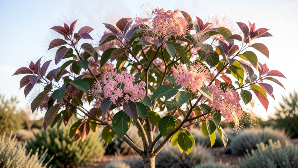Pink Heartleaf Smoke Tree