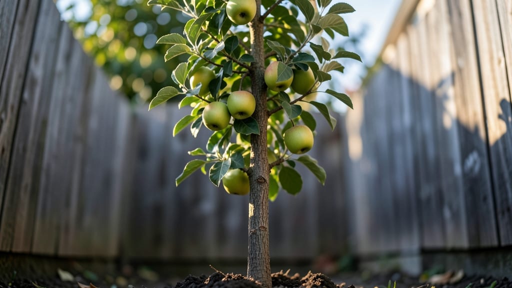 Dwarf Apple 'Columnar' (Malus domestica)
